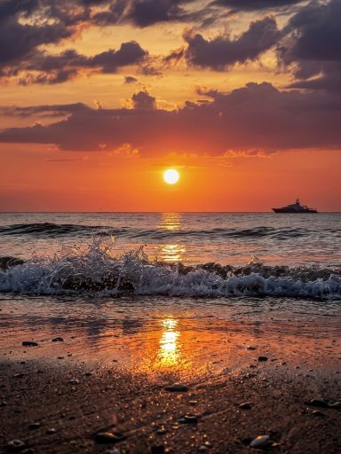Sonnenuntergang auf Sylt